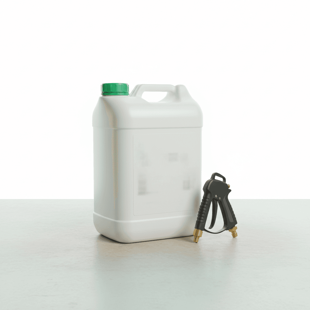 Industrial cleaning chemicals and hardware