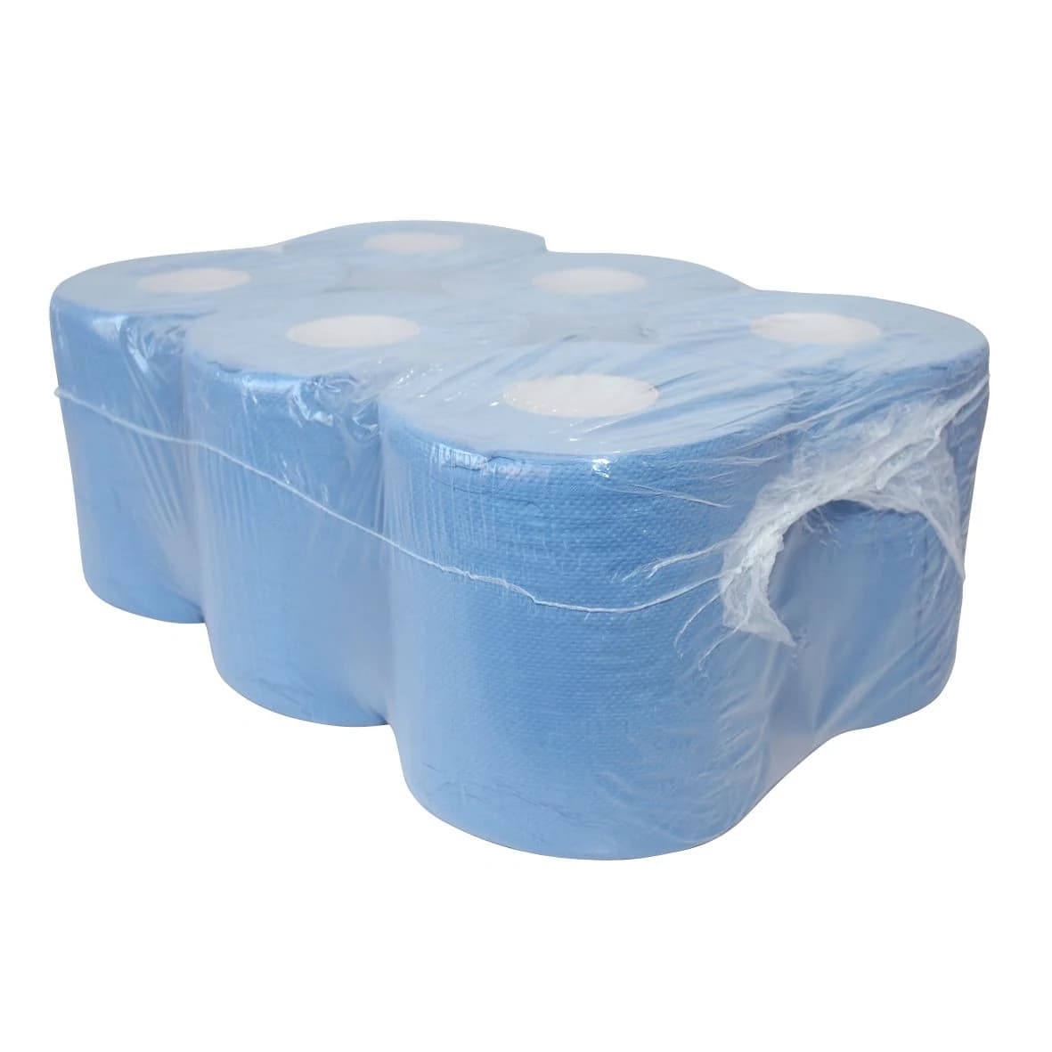Midi poetspapier blauw 2-laags, 150 m — 6 rollen