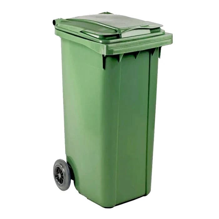 Afvalcontainer 140 liter — Groen