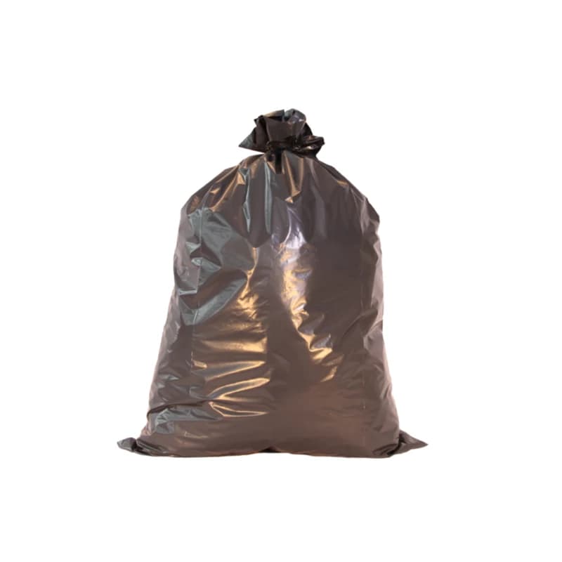 Afvalzak 20 L, 50×55 cm, T15µ, zwart — 1000 stuks