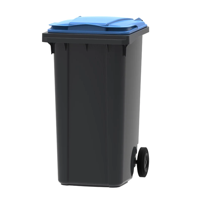 Vepa Bins mini-container 240 liter — Grijs/Blauw