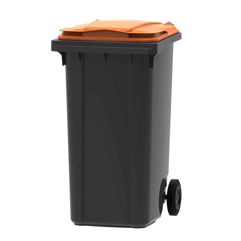 Vepa Bins mini-container 240 liter — Grijs/Oranje