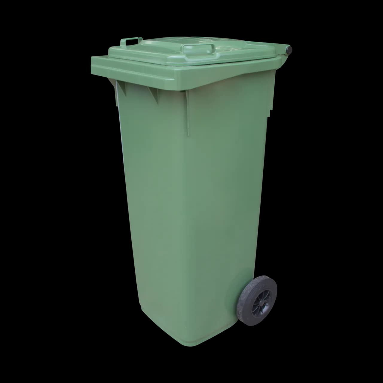 Afvalcontainer 140 liter — Groen | Schoonzaak