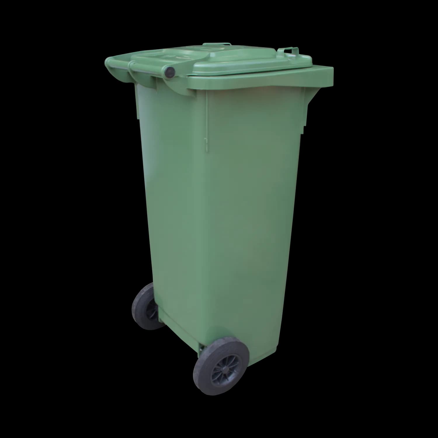 Afvalcontainer 140 liter — Groen | Schoonzaak