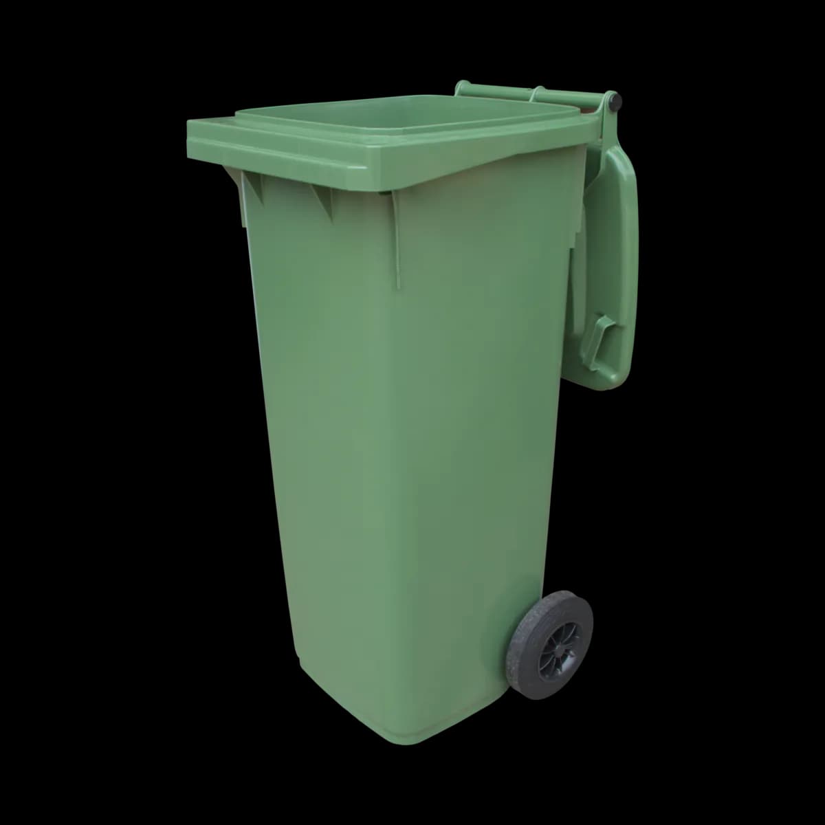 Afvalcontainer 140 liter — Groen | Schoonzaak