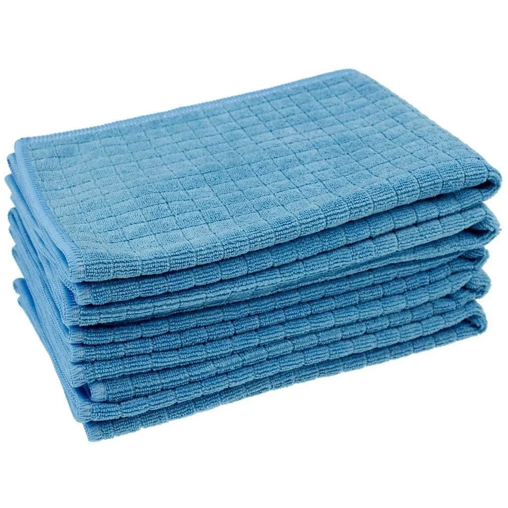 Allround Block-Tex microvezeldoek — Blauw | Schoonzaak