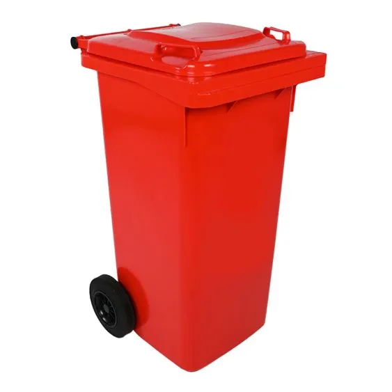 Mini-container 120 liter — Rood | Schoonzaak