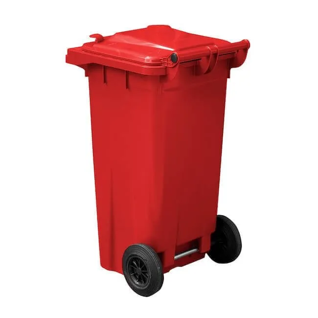 Mini-container 120 liter — Rood | Schoonzaak