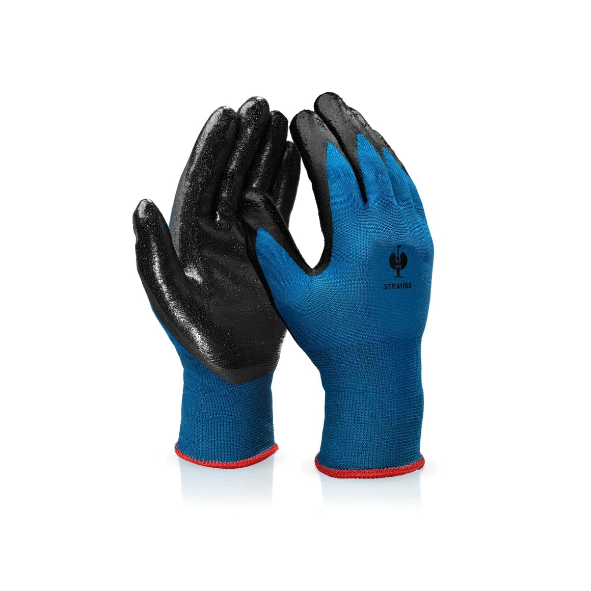 Neopreen microhandschoenen,rug gedeeltelijk gecoat