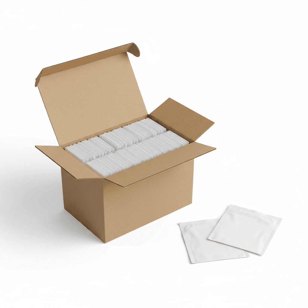 Hygiënezakjes damesverband 27,5×8 cm — 1500 stuks