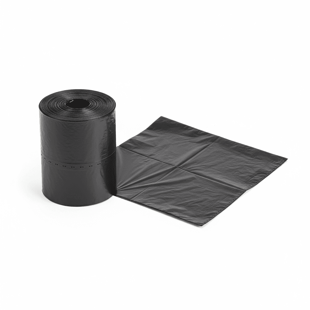 Afvalzak 20 L, 50×55 cm, T15 micron, zwart — 1000 stuks