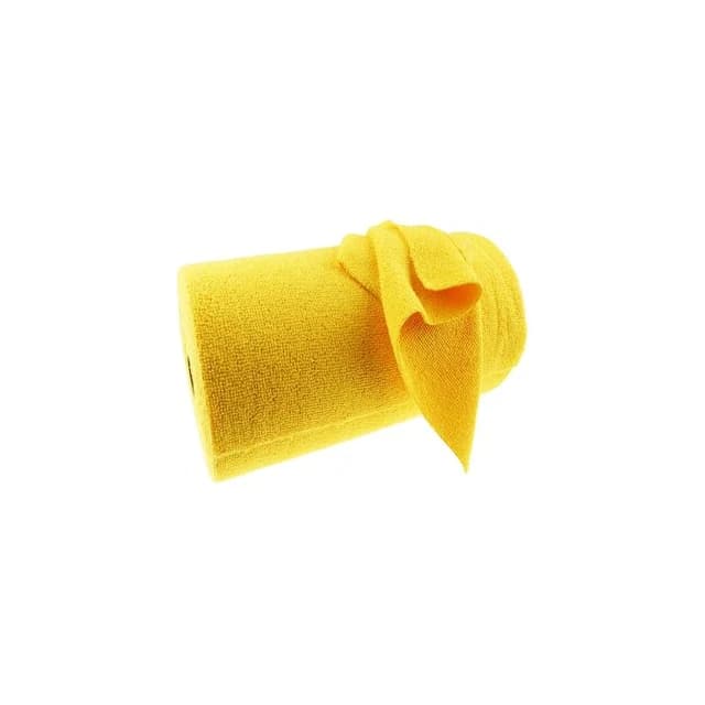 Microvezeldoekjes op rol — Geel (75 stuks)