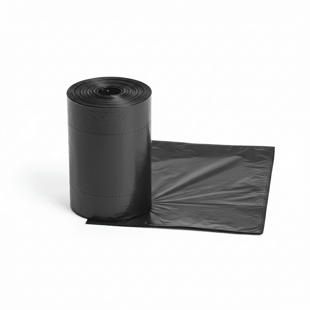 Pedaalemmerzak 30 L, 45×55 cm, T25 micron, zwart — pak à 1000 zakken