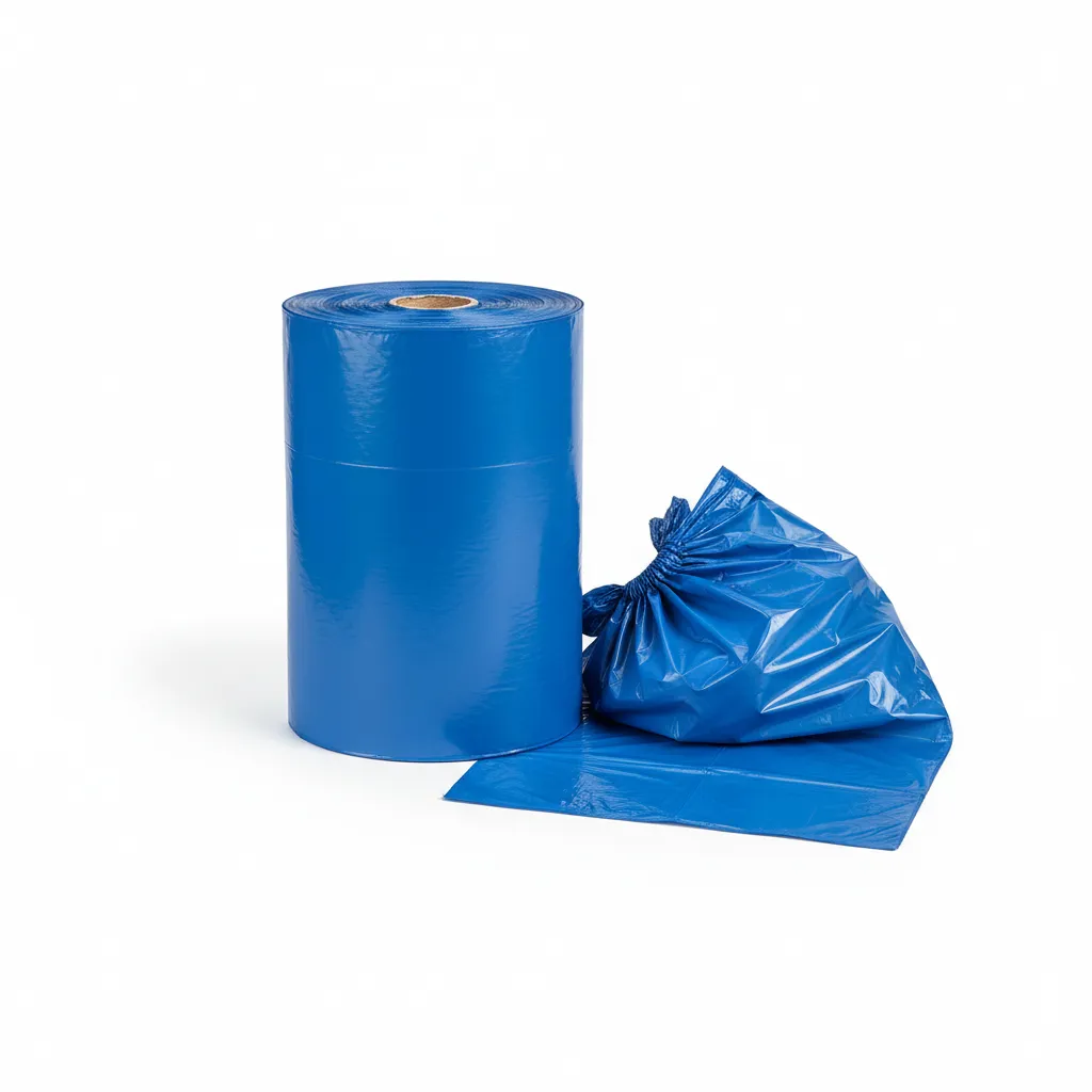 Afvalzak 120 L, 70×110 cm, T25, blauw — 500 stuks | Schoonzaak