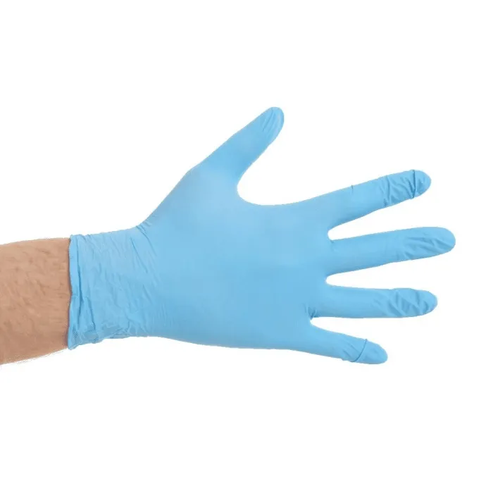Handschoen soft nitril, ongepoederd, blauw — maat S, 100 stuks — Maat S Pak=100 | Schoonzaak