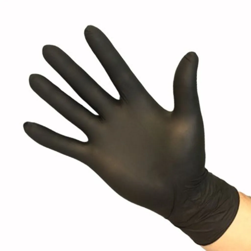 Handschoen soft nitril, ongepoederd, zwart — maat XL, 1000 stuks — Maat XL Pak=1000 | Schoonzaak