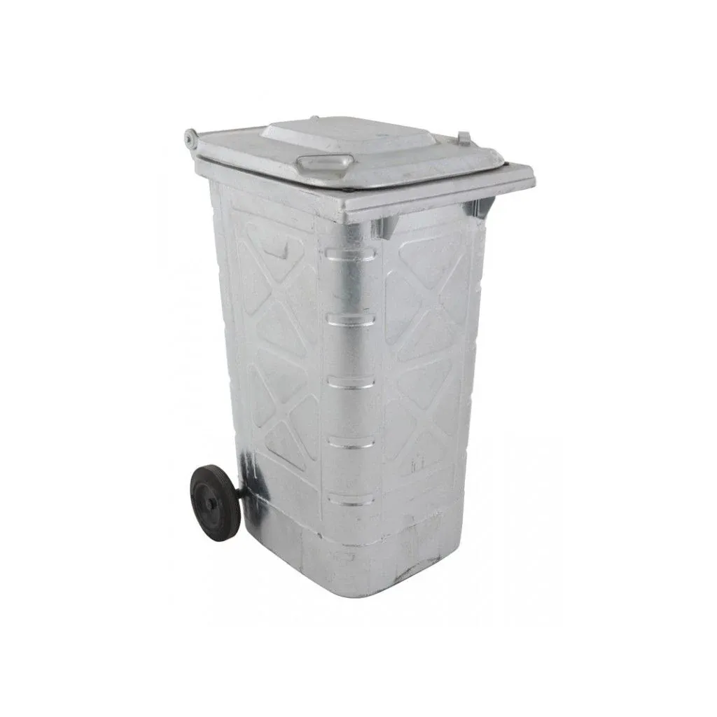 Mini-container 240 liter — Staal verzinkt | Schoonzaak