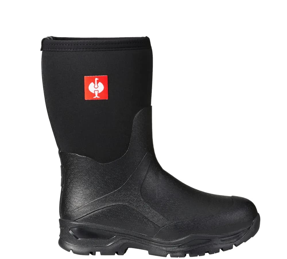 O4 Neopreen Speciale werklaarzen Fides mid — Maat 37 Zwart | Schoonzaak
