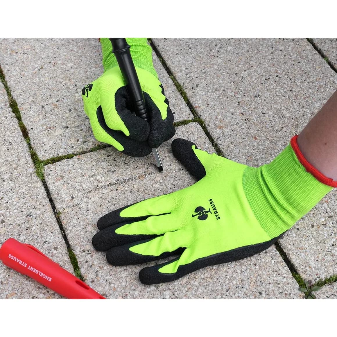 Gebreide latex handschoenen Senso Grip — Maat XS | Schoonzaak