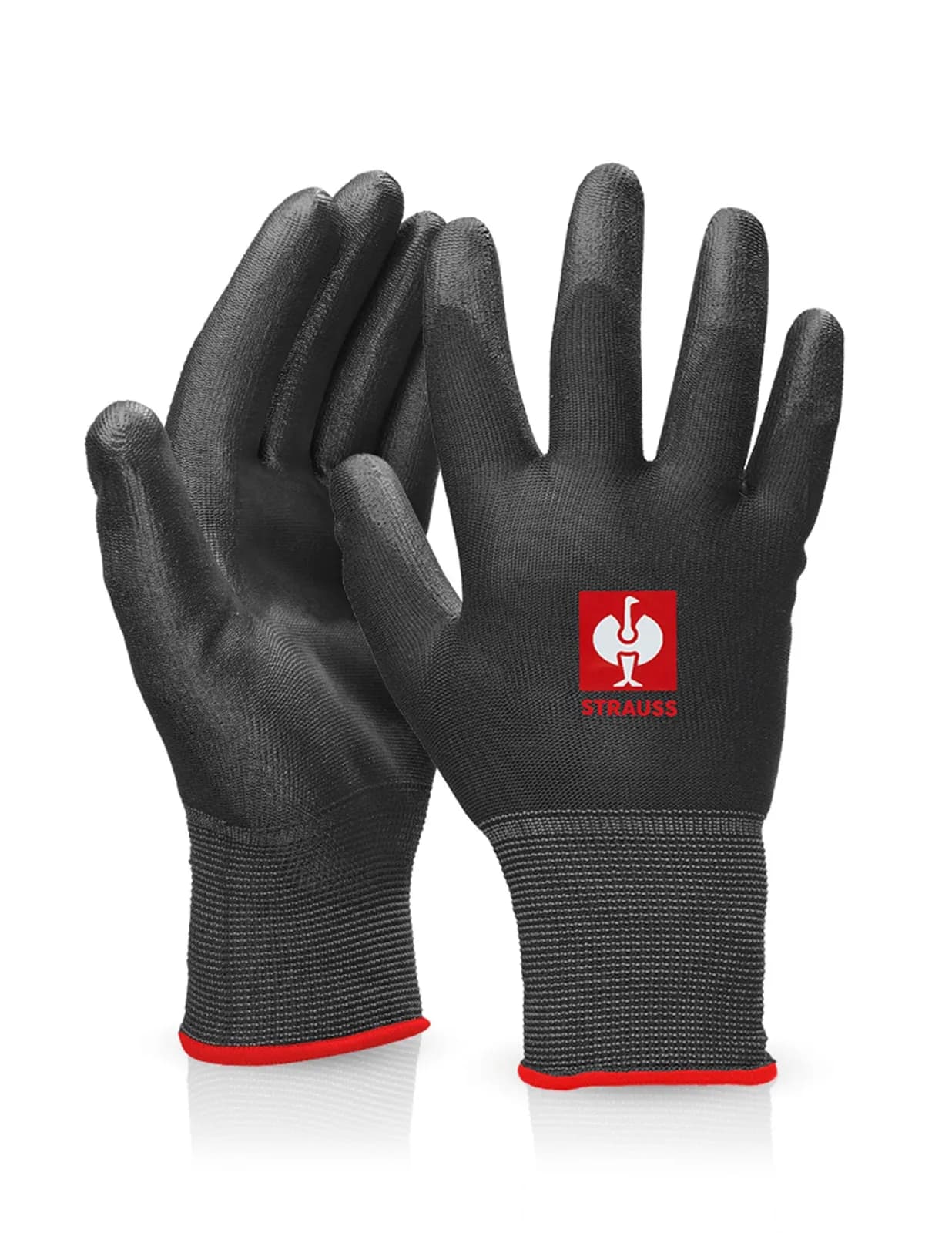 PU-microhandschoenen — Maat XS Zwart | Schoonzaak
