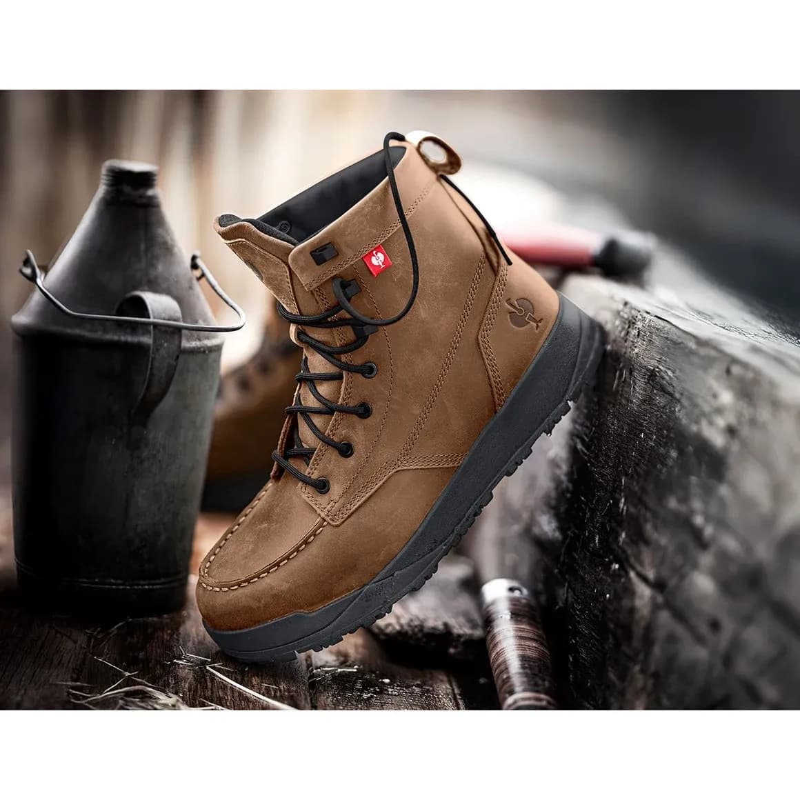 S3 Veiligheidsschoenen Omaha mid — Maat 41 Carobebruin | Schoonzaak