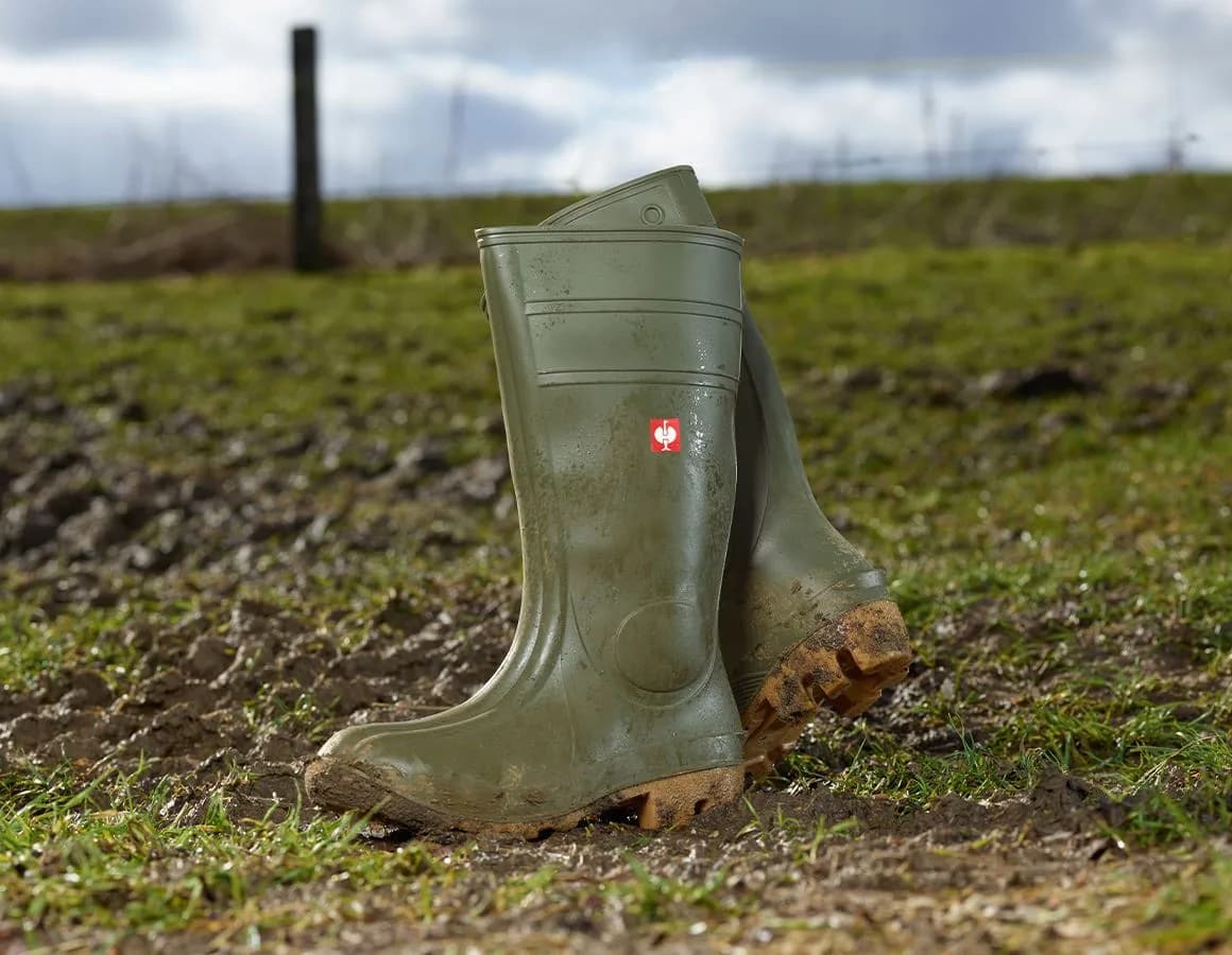 S5 Veiligheidslaarzen Farmer — Maat 36 Olijf | Schoonzaak