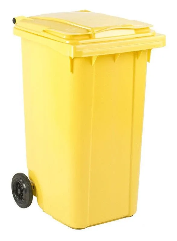 Vepa Bins mini-container 240 liter — Geel | Schoonzaak