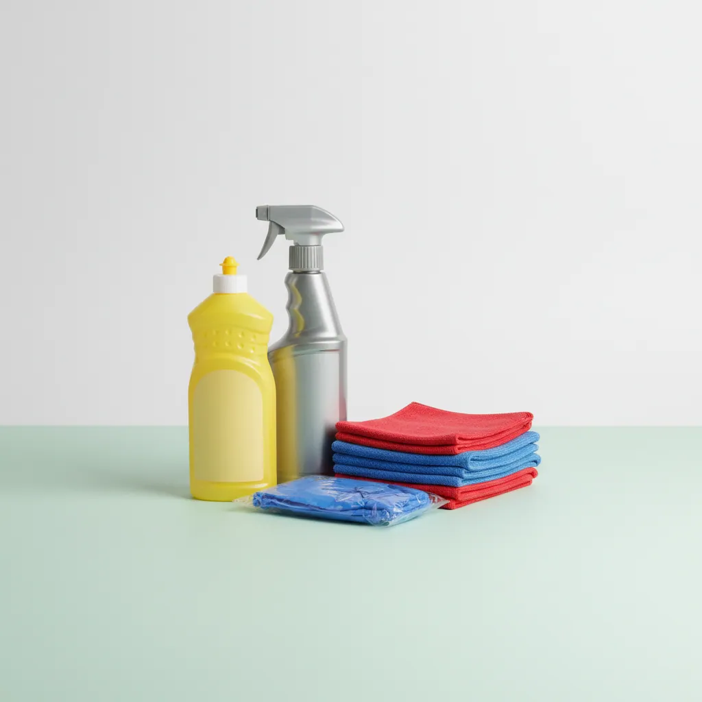 Hospitality kitchen cleaning set