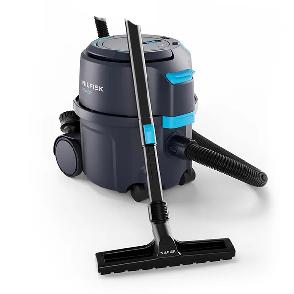 Professional canister vacuum cleaners and floor-scrubbing machines